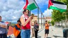 La Garrotxa es manifesta per demanar la fi del conflicte a Palestina