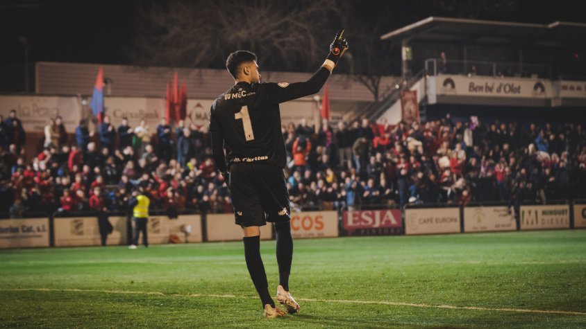 Albert Batalla no continuarà defensant la porteria de la Unió Esportiva Olot