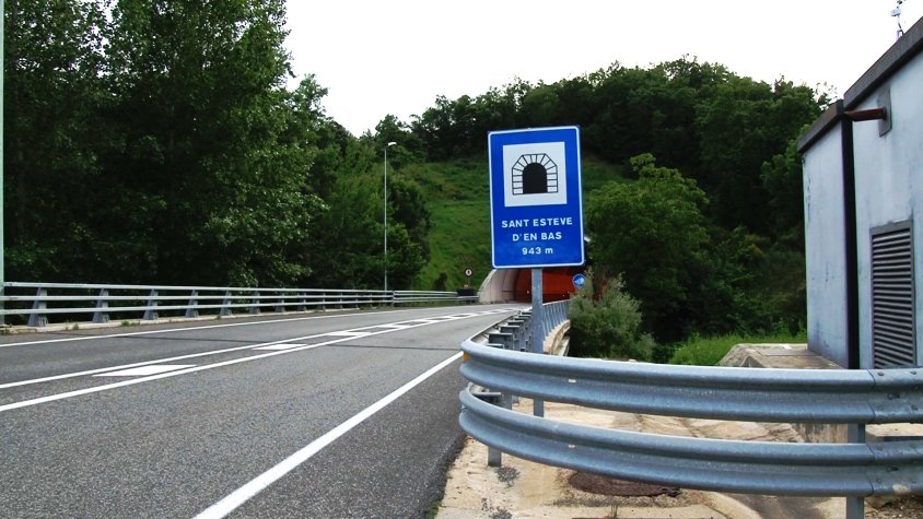 Tall al túnel de Sant Esteve d’en Bas per manteniment anual de ventiladors i correctiu de la instal·lació