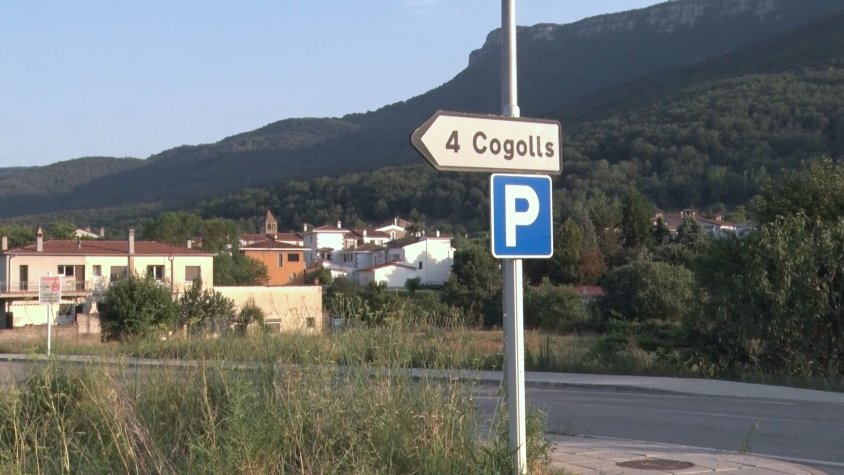 Recta final a les obres de millora de la carretera de Cogolls