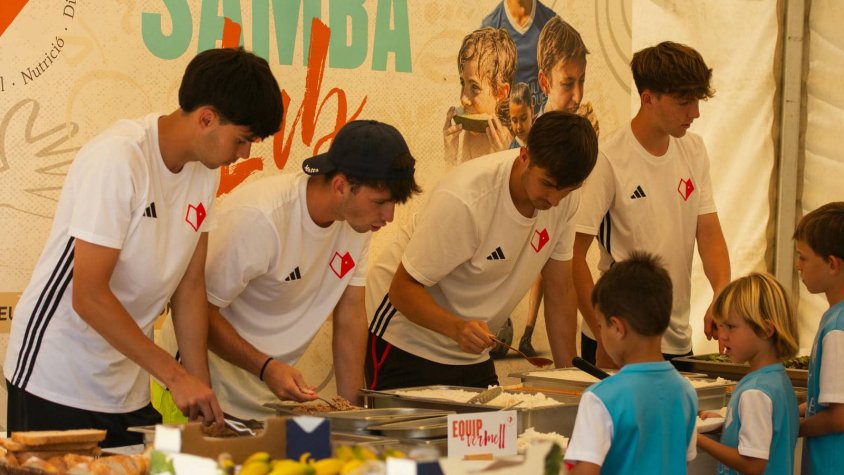 Un total de 130 nens i nenes participen al The Samba Campus a les Preses aquest estiu