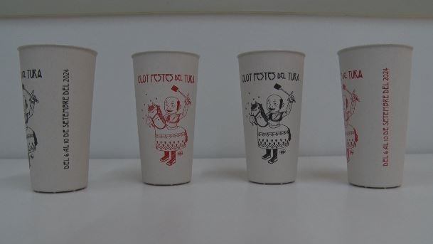 Les Festes del Tura tindran gots biodegradables per tercer any consecutiu.
