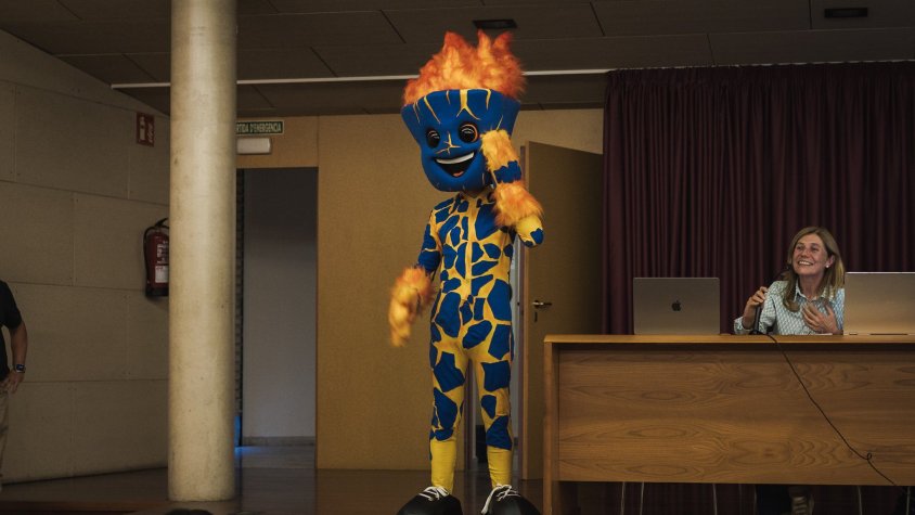 La mascota de la Unió Esportiva Olot ja és una realitat