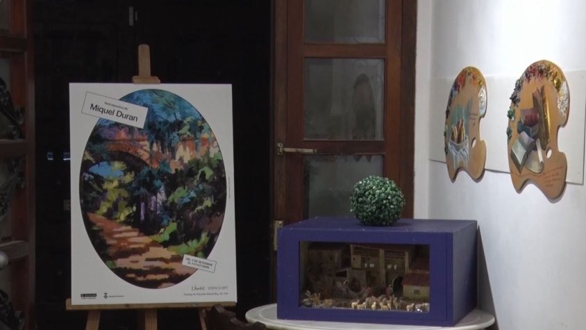 El pintor de les preses, Miquel Duran, fa un repàs de la seva trajectòria artística amb una exposició a l’àmbit sant Lluc