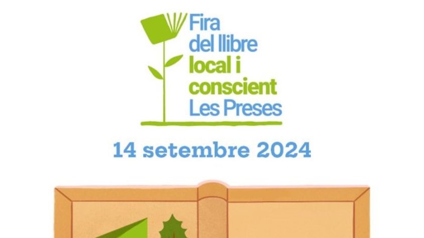La fira del llibre local de les Preses dobla l’aposta pel consum de cultura conscient i sostenible