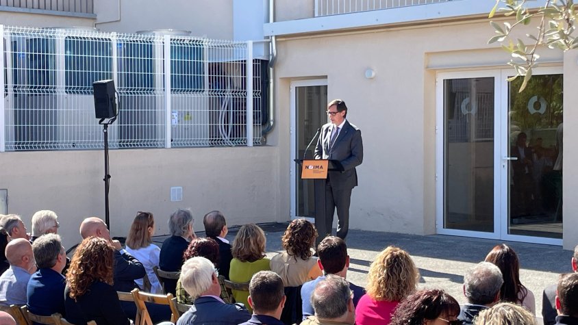 El president de la Generalitat, Salvador Illa, assegura a Olot que el sistema educatiu no funciona si no s’ocupa de tothom