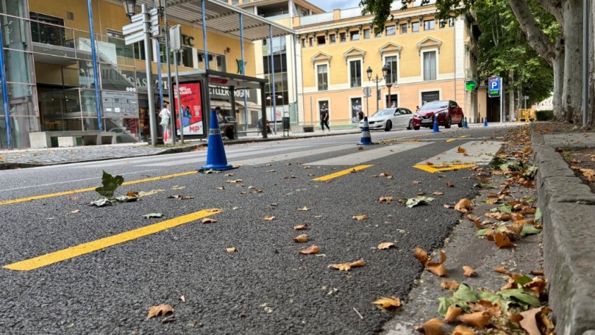El PSC Olot critica la instal·lació del carril bici provisional del passeig de Barcelona