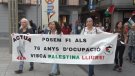 La Plataforma Garrotxa amb Palestina es mobilitza pels carrers d’Olot per reclamar la fi de la guerra a Gaza 