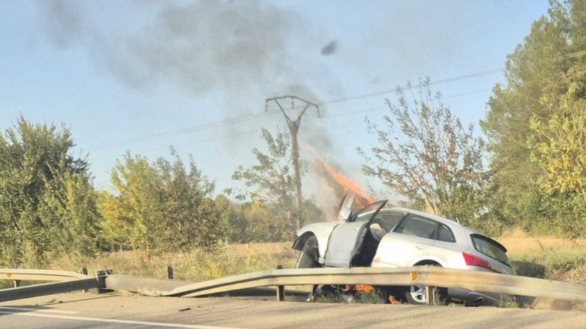 Mor un home d’Olot en un accident de transit a Palou de Revardit