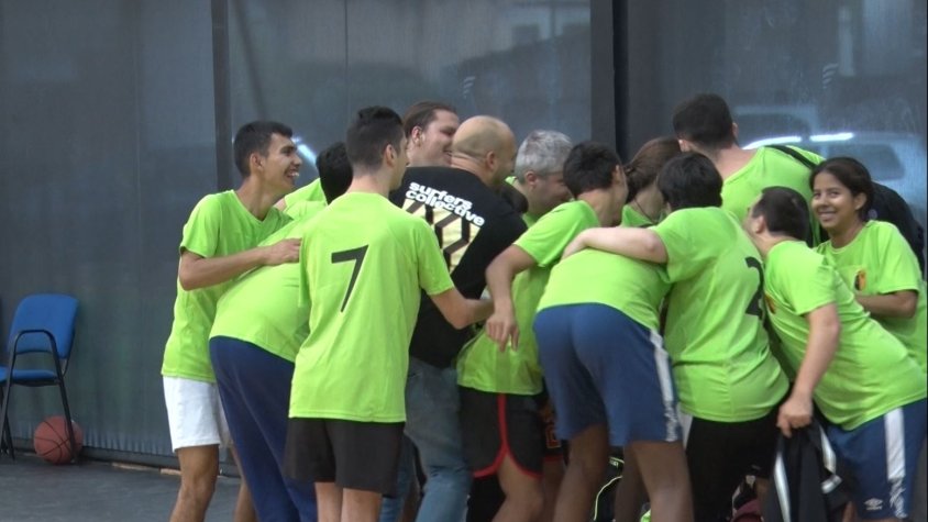 El Club Atletisme Garrotxa comença la lliga de bàsquet adaptat