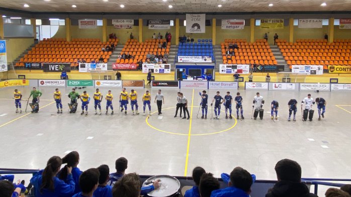 Empat de gols i ritme entre Hoquei Olot i Rivas (3-3)