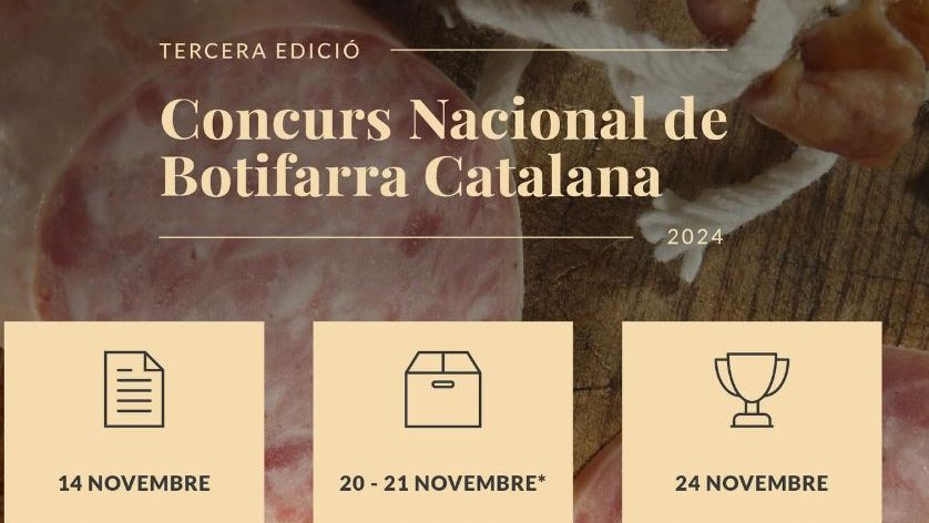 27 empreses participaran en la 3a edició del Concurs Nacional de Botifarra Catalana en el marc de la fira Orígens 