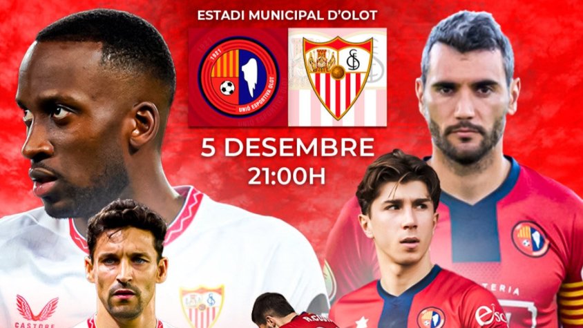 La Unió Esportiva Olot somia amb un miracle contra el Sevilla