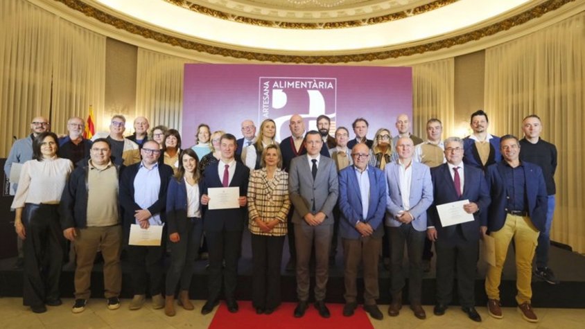Aleix Planagumà rep el diploma de Mestre Artesà Alimentari