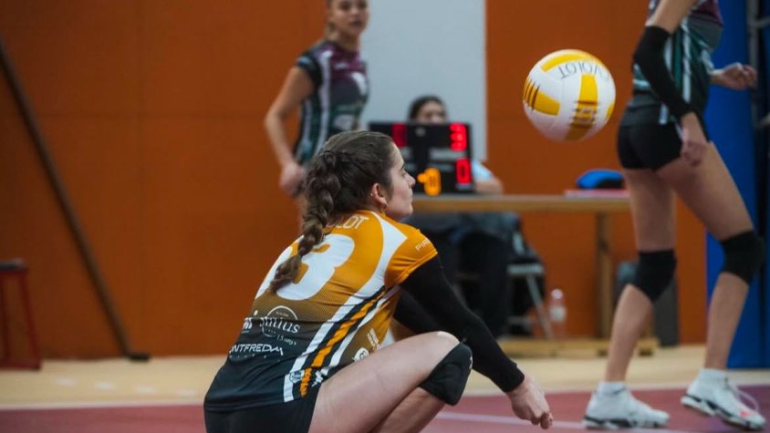 Les jugadores del Club Vòlei Olot necessiten revertir el mal començament de lliga