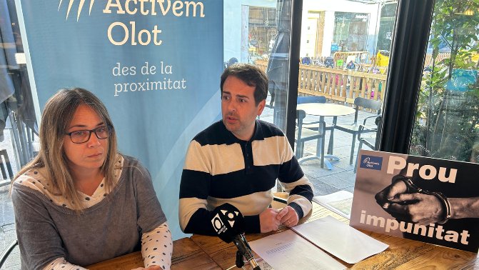 Activem Olot proposa un pacte de seguretat comarcal per tal de frenar els delictes que hi ha a Olot i a tota la comarca