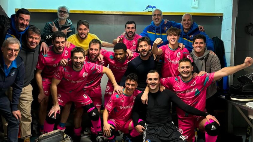 L'Hoquei Olot lluita contra tot i s'endú la victòria davant l'Alcobendas (4-3)