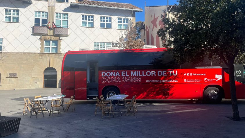 Bones previsions en el que va de setmana de donació de sang a Olot