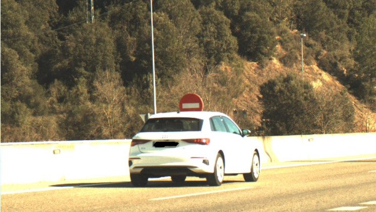 Denunciat per anar a 200 km/h per l’A-26 a Sant Jaume de Llierca