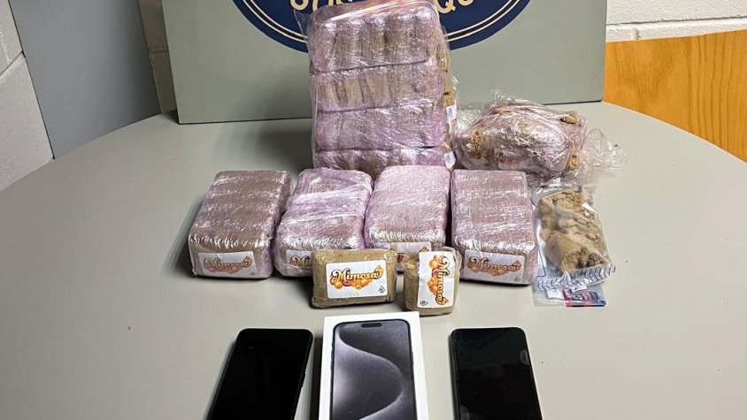 Detenen dos homes a la Vall d’en Bas que havien fugit d’un control i portaven 4 quilos de droga valorada en 32.900 euros