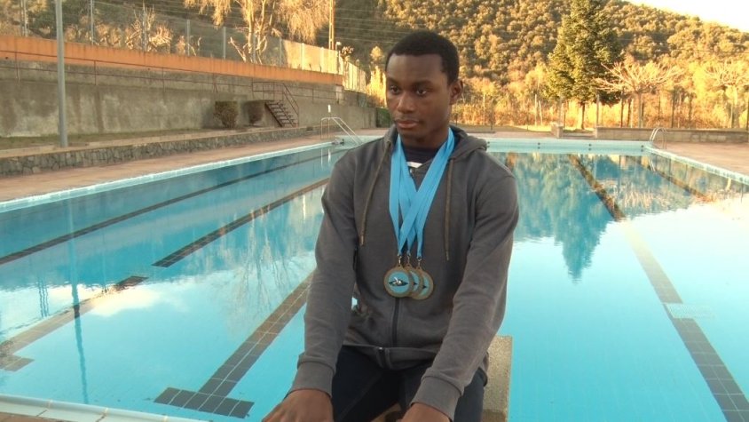 Mahamadou Dambelleh es classifica per al Mundial de Natació Adaptada que se celebrarà a Singapur