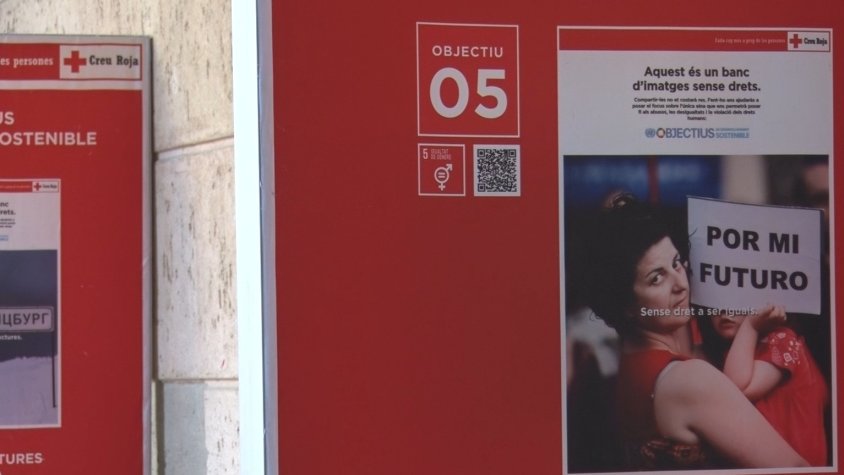 Creu Roja Garrotxa fa una exposició il·lustrant els 17 objectius de desenvolupament sostenible