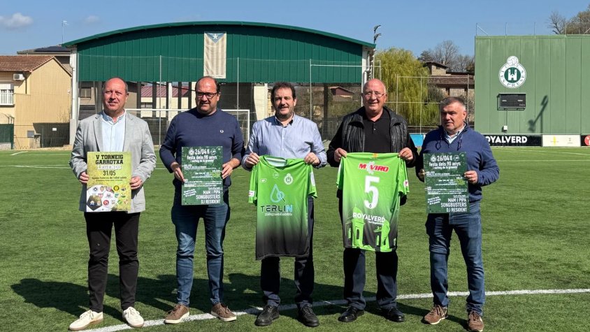 El CF les Preses presentarà un nou himne i una mascota amb motiu dels noranta anys de l’entitat