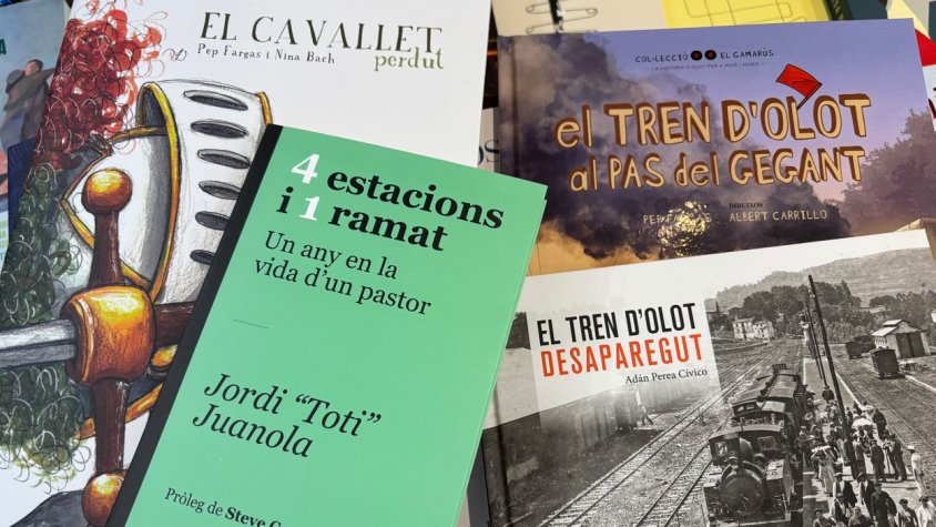 ‘4 estacions i 1 ramat’ i El Tren d’Olot, grans triomfadors del Sant Jordi garrotxí