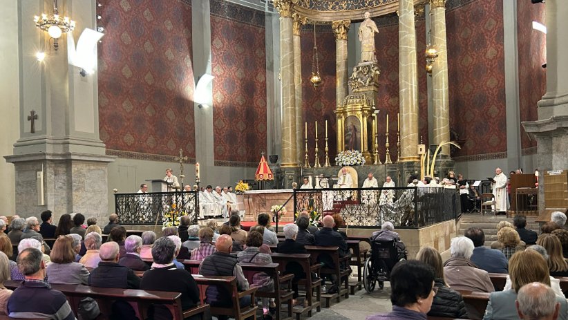S'espera que la basílica de Sant Esteve d’Olot rebi més finançament per la seva preservació