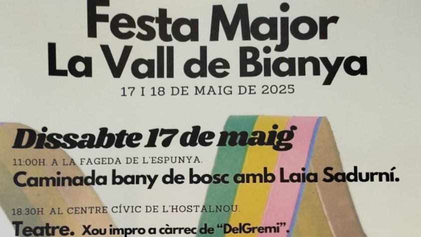 El bany de bosc com a novetat a la Festa Major de la Vall de Bianya