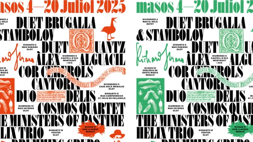 El Mas Campderrich i el Castell d’Oix s’incorporen al Festival Música als masos