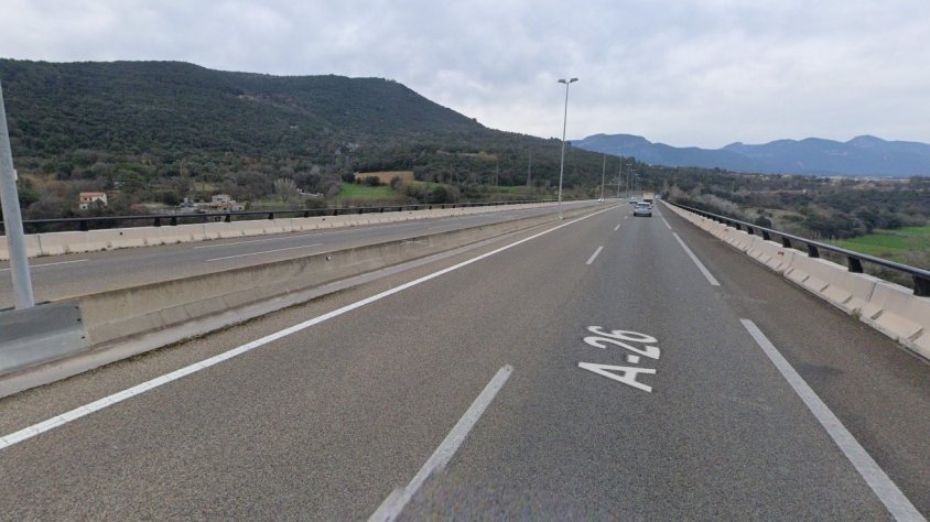 Punt on s'ha produït l'accident aquest dijous al migdia