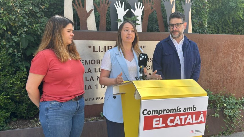 Esquerra Republicana a les comarques gironines impulsa una campanya de defensa del català davant el que consideren una ‘’situació d’emergència’’