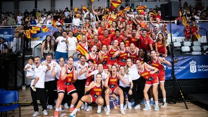 Aina Cargol, campiona d'Europa sub-18 amb la selecció espanyola