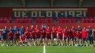 La UE Olot arrenca la pretemporada amb 27 jugadors i cares noves