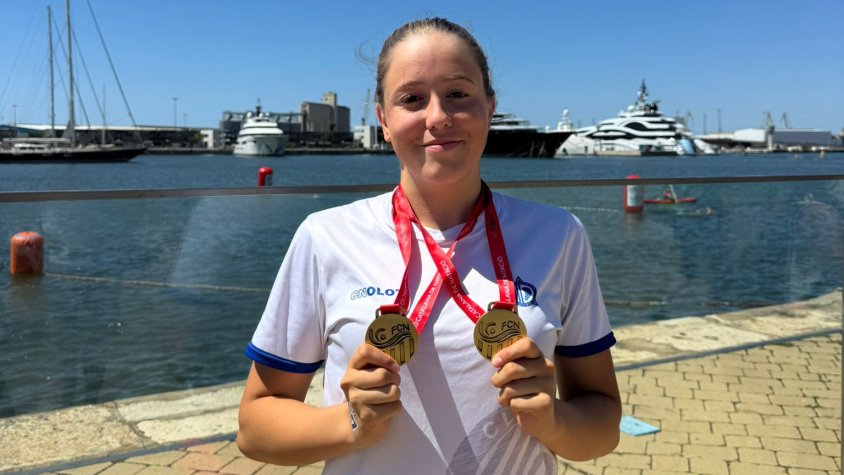 Júlia Coll es proclama campiona de Catalunya d’aigües obertes