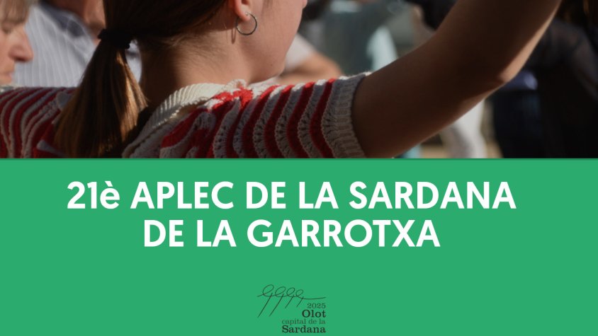 Olot celebra l’Aplec Comarcal de la Sardana en el seu any com a Capital Sardanista