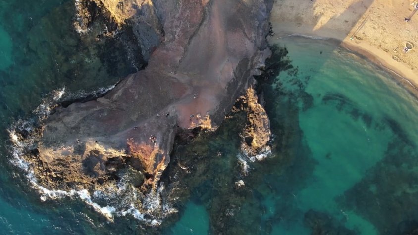 Una sessió de música tecno des del Mirador de Castellfollit