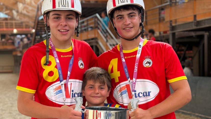 Paper garrotxí destacat en l’or europeu sub-16 de la selecció espanyola de horseball