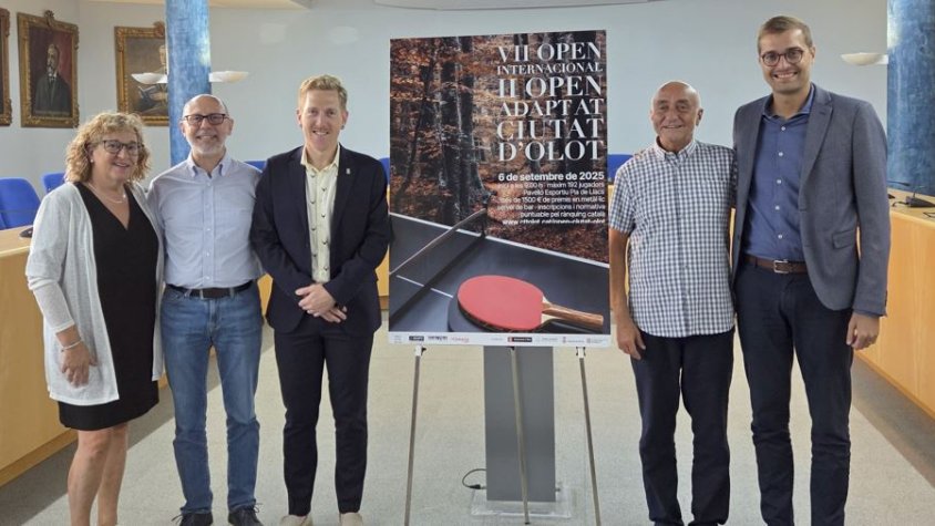 Olot acull el 7è Open Internacional de Tennis Taula i el 2n Open Adaptat