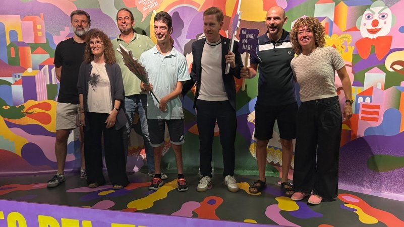 Ferran Coves és l’autor del photocall de Festes del Tura d’enguany