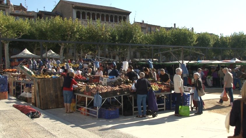 L’alimentació i el planter del mercat setmanal canvia d’ubicació per les Festes del Tura