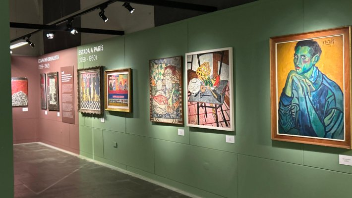 Dediquen una exposició al pintor olotí Jordi Curós