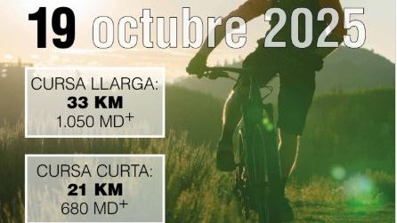 La BTT de Sant Joan les Fonts comptarà amb dos recorreguts de 33 i 21 quilòmetres