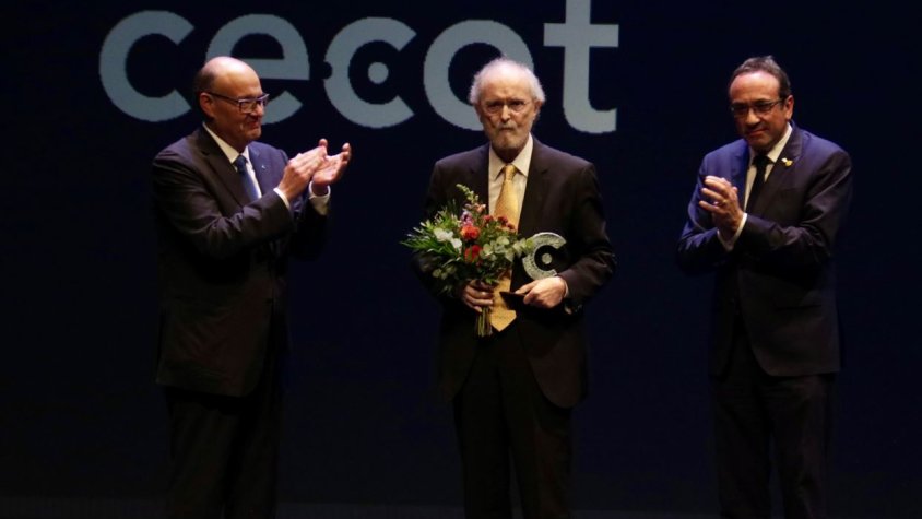 El fundador de La Fageda, Cristóbal Colon rep el Reconeixement a la Personalitat 2025 de Cecot