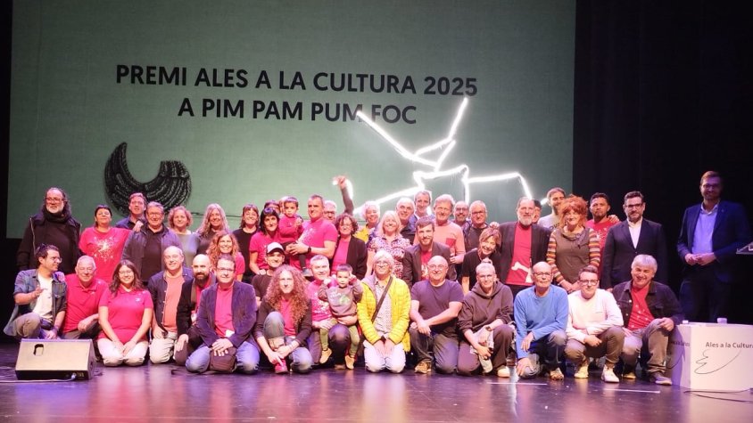 Pim Pam Pum Foc! rep el premi Ales a la Cultura 2025