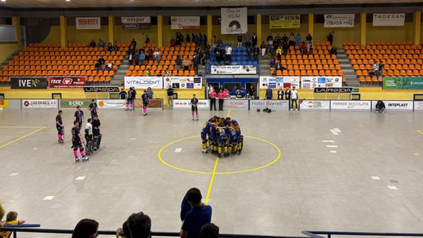 L’Hoquei Olot cau davant del CP Vilafranca en un partit on mereix més (2-3)