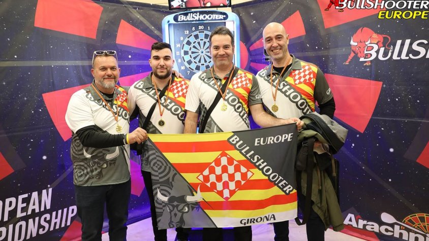 El garrotxí Josep Arimany fa un bon paper als campionats d’Espanya Bullshooter de dards