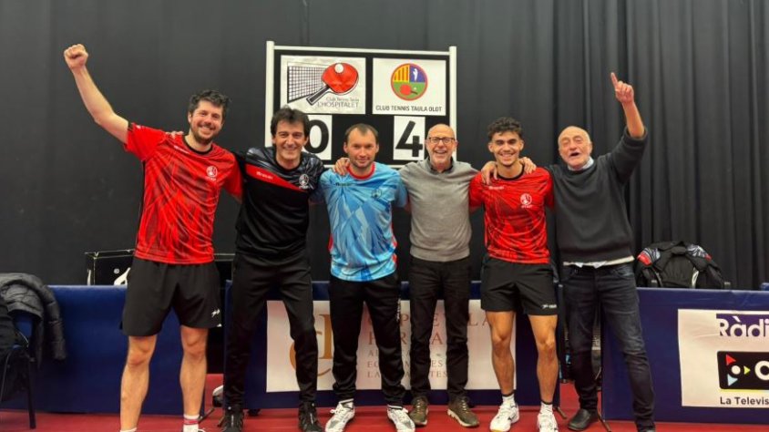 El CTT Olot recupera el lideratge després d’una victòria solvent davant l’Hospitalet