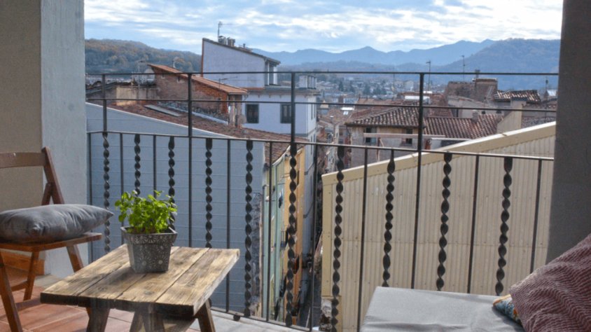 Imatge de l'exterior d'un dels pisos